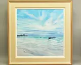 Summer light, iona by Tom Barron, oil on canvas, sold Nov 2020
