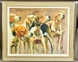 Headliners by Joy Harris, oil on canvas, sold Nov 2020