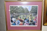 A limited edition print of the winners circle on ladies by Sherree Valentine Daines, print, sold Nov 2020