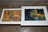 Lounging in the sun by Rolf Harris, print, sold Nov 2020