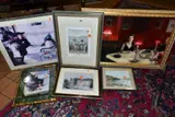 to include a modern copy after John Singer Sargent 'A Dinner Table at by Painting And Prints Etc, Aquatint engraving , two further prints and a mirror, offered Nov 2020