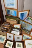 to include an Alan Preece oil on canvas landscape scene, watercolour of by Paintings And Prints Etc, oil on canvas, sold Oct 2020