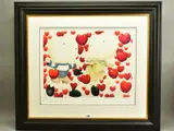 Dancing in love by Mackenzie Thorpe, print, sold Oct 2020