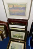 Across the water by David Mynett, pastel on paper, sold Oct 2020