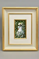 Lost among the daisies by Sherree Valentine Daines, oil on board, sold Oct 2020