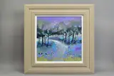 Woodland stroll by Emma S Davis, mixed media on board, sold Oct 2020