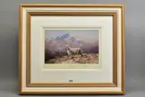 Lonely vigil - snow leopard by David Shepherd, print, sold Oct 2020