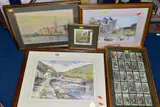to include a Beth Altabas watercolour harbour scene , signed bottom by Paintings And Prints Etc, watercolour, sold Oct 2020