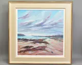 Distant light, sanna bay i by Tom Barron, oil on canvas, sold Oct 2020