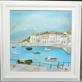 Free little gulls are we by Lucy Young, oil on canvas, sold Oct 2020