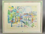 Geneva by Fred Yates, watercolour on paper, offered Oct 2020