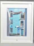 Duke street, padstow by James Bartholomew R.S.M.A., pastel on paper, sold Oct 2020