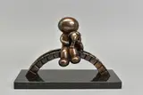 Watching the world go by by Doug Hyde, bronze, sold Oct 2020