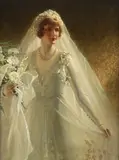 The Bride by Frank O. Salisbury, 1929, Oil on canvas, sold Dec 2019