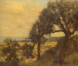 Provencal Oaks by Henry Herbert La Thangue, Oil on canvas, sold Dec 2019