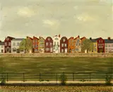Strand-on-the-Green by Mark Baring, Oil on board, sold Dec 2019