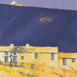 Evening Moor Signed and dated 2001 by John Piper, 2001, Oil on board, sold Dec 2019