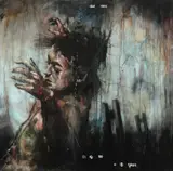 La Plus Longue Chute Signed by Guy Denning, 2013, Oil and collage on canvas, sold Dec 2019