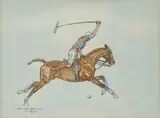 Near Side Back Shot Signed by Paul Brown, Watercolour, sold Dec 2019