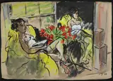 Modern Painters Dated 2 II 88 Watercolour by Edward Piper, Watercolour, bodycolour and gum arabic, sold Dec 2019
