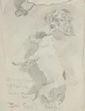 s toes Inscribed by Joseph Crawhall, Pencil, sold Dec 2019