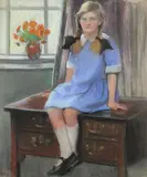 Portrait of Miss Murrell Signed Pastel 74 by Mary Ethel Hunter, Pastel, offered Dec 2019
