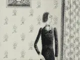 Awaiting the guests by Reginald Brill, pencil, sold Dec 2019