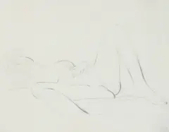 Nude Signed and dated 4 by Eric Gill, Pencil, sold Dec 2019