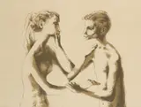 Without Speaking Lithograph 46 by Michael Ayrton, Lithograph, offered Dec 2019