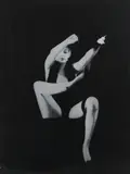 Marilyn Monroe removing a stocking 1953 Signed and inscribed 3 by Milton H. Greene, Gelatin silver print, sold Dec 2019