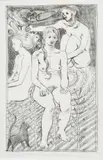 Persephone Enthroned in the Realm of the Dead by Eric James Mellon, engraving on paper, sold Nov 2019
