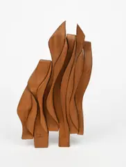 Untitled sculpture wood by Brian Willsher, sculpture, sold Nov 2019
