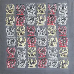 Family Group by Henry Moore, oil, sold Oct 2019