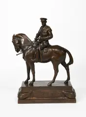 Earl Haig on Horseback by Gilbert Bayes, bronze, sold Oct 2019