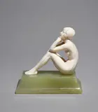 Thoughts by Ferdinand Preiss, sculpture, offered Oct 2019