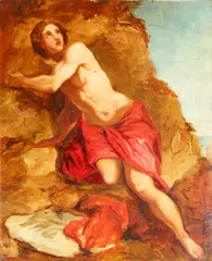 Prometheus by William Edward Frost, oil on canvas, offered Nov 2014