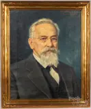 portrait of Frederich Nydegger by Clara Wagner-Grosch, oil on canvas, sold Jul 2022