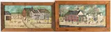 landscapes by Delores Hackenberger, oil on canvas, sold Jul 2022