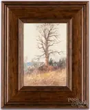 landscape by Ira J. Deen, oil on canvas, sold Jul 2022
