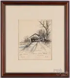 Untitled by Ira J. Deen, watercolor and gouache, sold Jul 2022