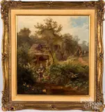 landscape by Carl Porttmann, oil on canvas, sold May 2022