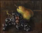 STILL LIFE PAINTING by Edward H. Carlisle, oil on academy board, sold Aug 2023