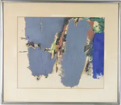 Untitled by Budd Hopkins, Oil on paper, sold Sep 2025
