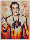 Keith Haring by Shepard Fairey, silkscreen print, sold Sep 2025