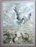 Gulls by Martin Jack Zipin, oil on canvas, sold Sep 2025