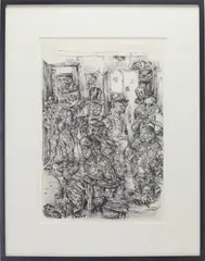 Untitled by Oscar de las Flores, Ink on paper, offered Sep 2025