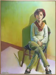 Untitled by Gary Caal, Oil on canvas, sold Sep 2025