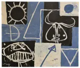 Paleolithic by Louis Tavelli, Oil on canvas, sold Sep 2025