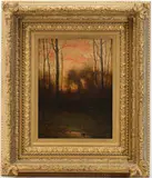 Untitled by Charles Warren Eaton, Oil on board, sold Sep 2025