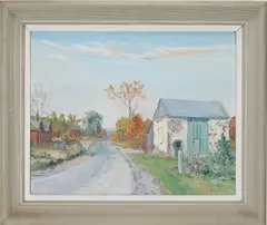 Untitled by Walter Emerson Baum, Oil on board, sold Sep 2025